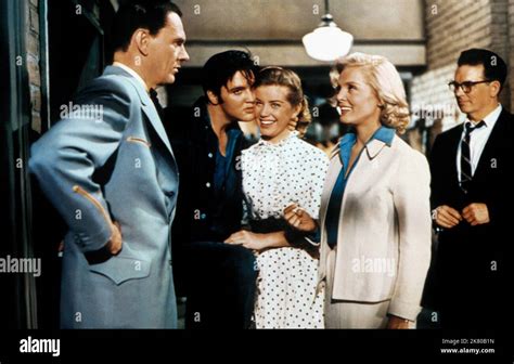 Elvis Presley Dolores Hart And Lizabeth Scott Film Loving You Usa 1957 Characters Jimmy