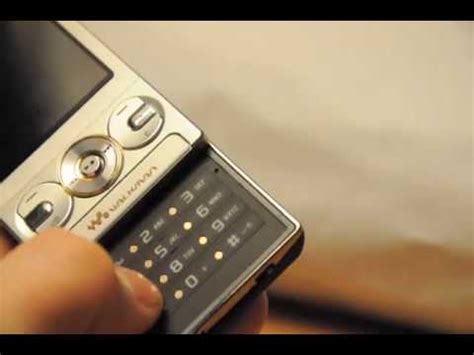 Test Sony Ericsson W705 Partie 1 2 YouTube