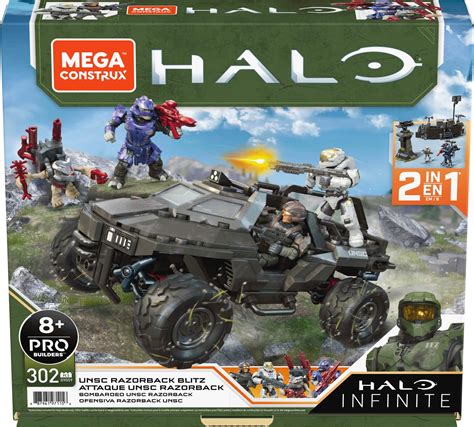 Customer Reviews Mega Construx Halo Infinite UNSC Razorback Blitz