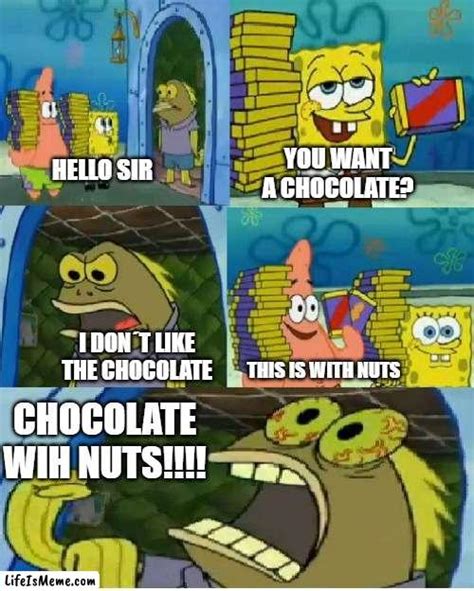 Chocolate Spongebob - LifeIsMeme