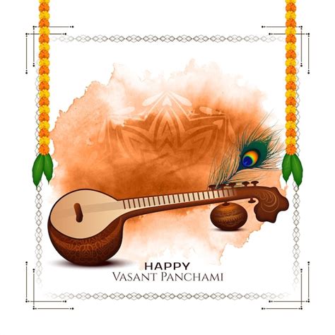 Premium Vector Cultural Happy Vasant Panchami Indian Festival