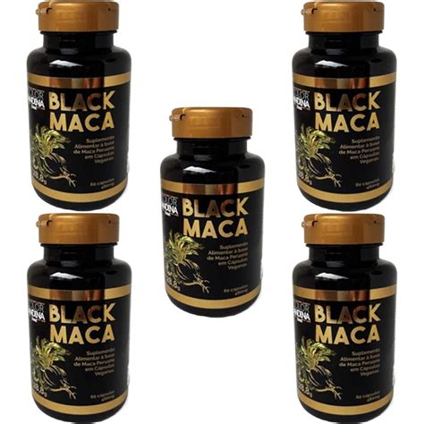 Kit X Black Maca C Psulas Color Andina Otimanutri