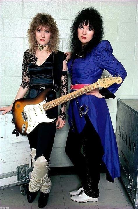 Heart Sisters Nancy And Ann Wilson In The Early 1980s Roldschoolcool