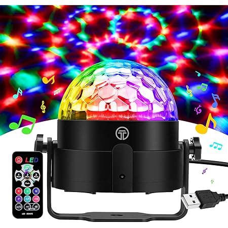 Disco Ball Sound Activated Party Lights With Usb Cable