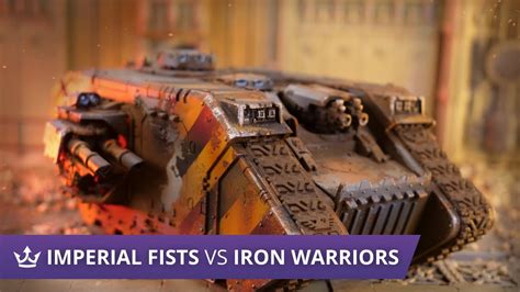 Imperial Fists Vs Iron Warriors Warhammer 40k Battle Report YouTube