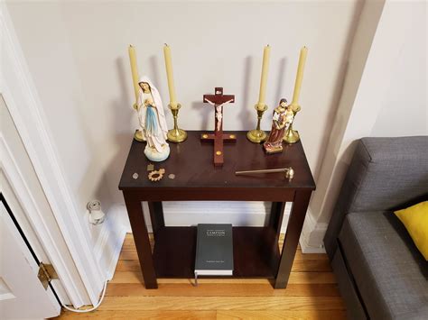 Simple Catholic Altar