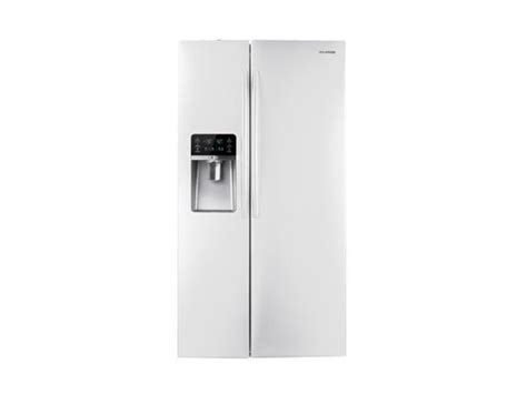 Samsung 30 Cuft Side By Side Refrigerator White Rsg307aawp