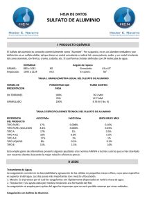 Msds Sulfato De Aluminio Tipo B L Quido