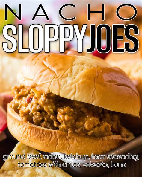 Nacho Sloppy Joes Mama Loves Food