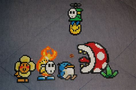 Yoshi S Island Enemies Perler By Evilpika On Deviantart Nerdy Perler Beads Perler Patterns