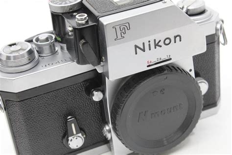 【やや傷や汚れあり】【送料無料1円～／美品】 ニコン Nikon New F フォトミック Ftn ボディ シルバー 744万番 Mt3960