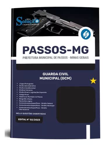 Apostila Completa Guarda Civil Municipal Gcm Passos Mg