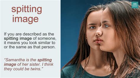 English is FUNtastic: Idiom - spitting image