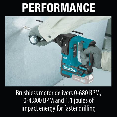 Makita 12v Max Cxt Lithium Ion Brushless Cordless 5 8 In Rotary Hammer Bare Tool Rh01z Acme