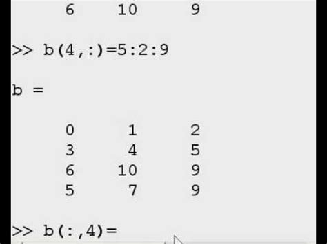 Rows And Columns In Matrix