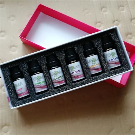 Hot Sale Aroma Essential Oil T Set Oem Package In Stock 6 Pcs Set