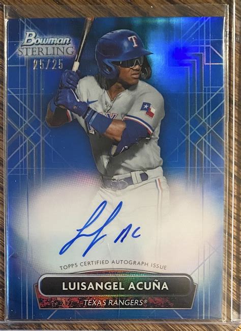 Luisangel Acuna 2022 Bowman Sterling Blue Auto Aaron M Flickr