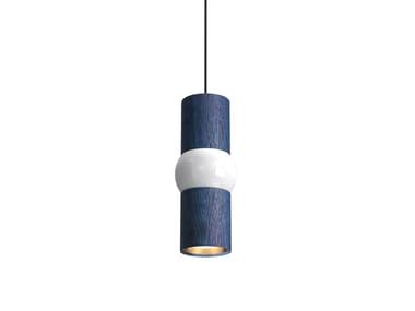 Lightbone Blue Oak Pendant Lamp By Oblure Design F Rg Blanche