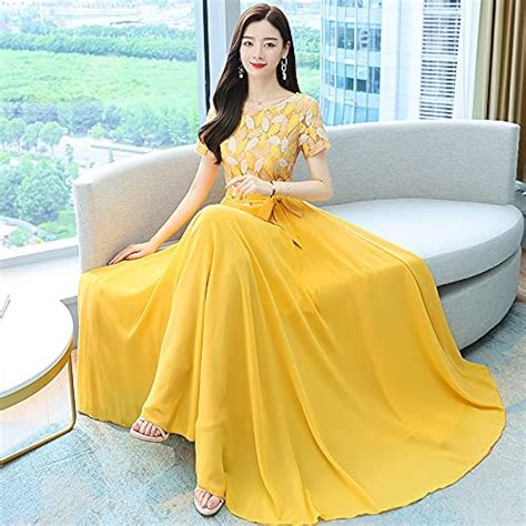 Korean Yellow One Piece Dresskorean Outfit Ideas For Girlskorean