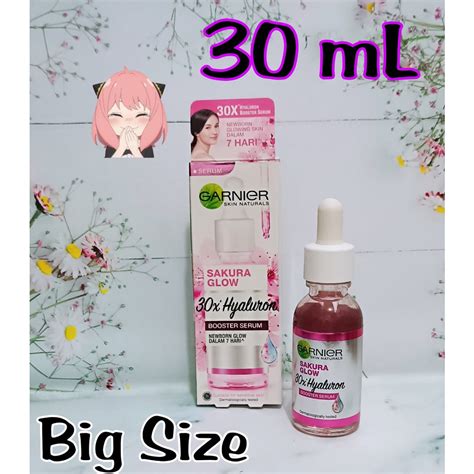 Jual Booster Serum GARNIER Sakura Glow Hyaluron 30x Skin Care 30ml