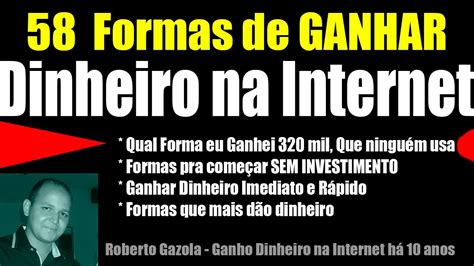 Como Ganhar Dinheiro Na Internet 58 Formas Ideias De Trabalho Em Casa