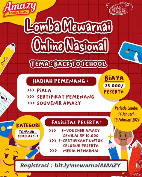 Ikuti Lomba Mewarnai Online Dengan Tema Back To School Untuk Anak Se