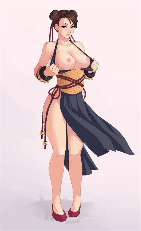 Rule 34 Alternate Costume Bracelet Breasts Brown Eyes Brown Hair Chun Li Clothes Double Bun