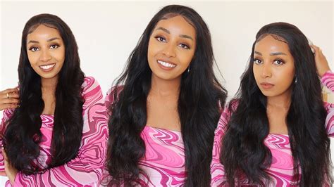 ብዛት ያለው ፀጉር Beautiful Voluminous 13x6 Transparent Lace Front Wig ft