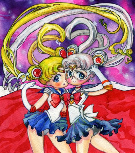 Two Sailor Moons By S7arbyeol On Deviantart