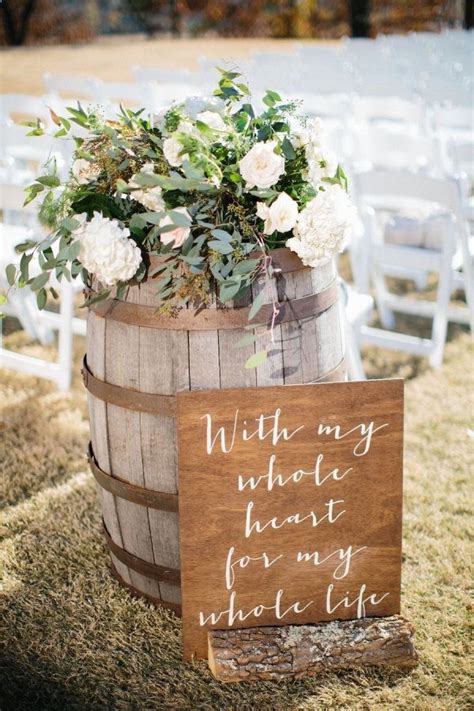 Top 20 Rustic Country Wine Barrel Wedding Ideas R And R