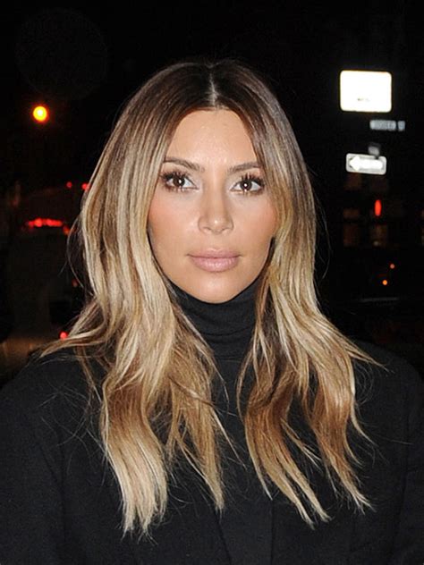 Kim Kardashian’s Blonde Hair — Get Her Shiny Locks For Date Night Hollywood Life