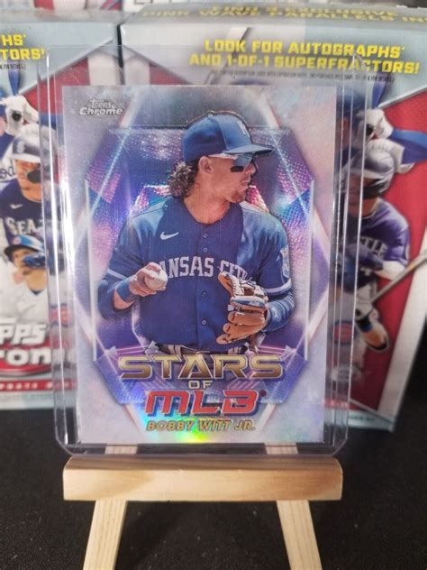 Topps Chrome Bobby Witt Jr Stars Of Mlb Smlbc Ebay