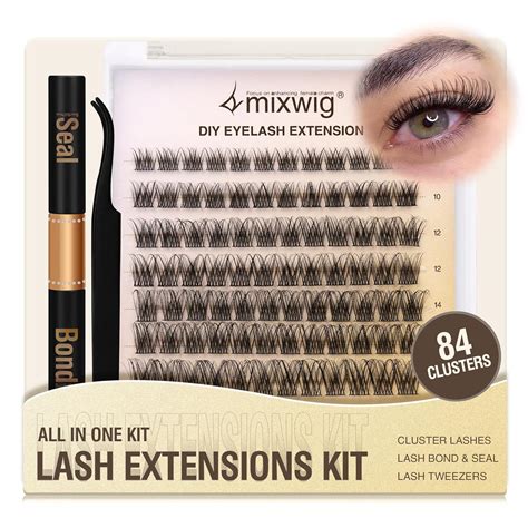 Lashes Extensions Kit Cluster Lashes C Curl Individual