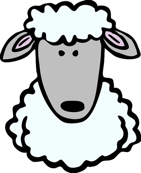 Download Sheep Face Head Royalty Free Vector Graphic Pixabay