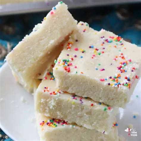 Trinidad Barfi Recipe (with Milk Powder) - We Trini Food