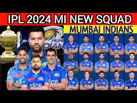 Ipl Mumbai Indians Full Squad Mi New Squad Mi Team