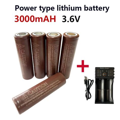 100 New Original HG2 18650 3000mAh Battery 18650 Hg2 3 6V Discharge 20A