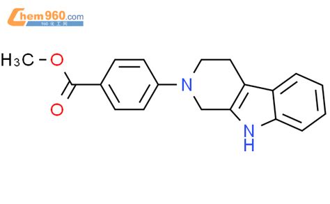 907566 29 4 Benzoic Acid 4 1 3 4 9 Tetrahydro 2h Pyrido[3 4 B]indol 2 Yl Methylester化学式、结构式