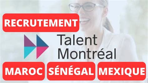 TALENT MONTREAL COMMENT postuler a l Offre Québec en tete au Cameroun