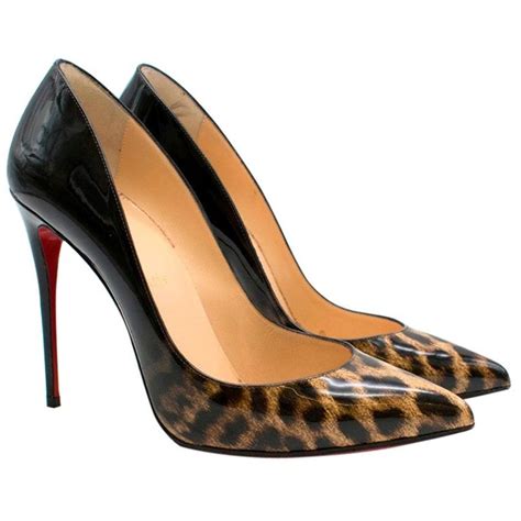 Christian Louboutin Leopard Print Degrade Patent Leather Pumps 395 At 1stdibs Louboutin