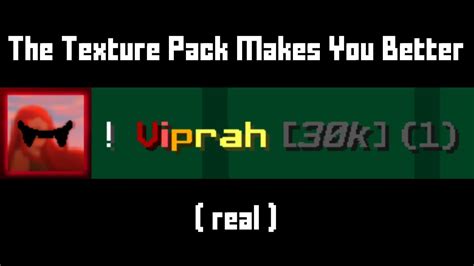 Viprahs 30k Texture Pack Makes You Better Viprah Youtube