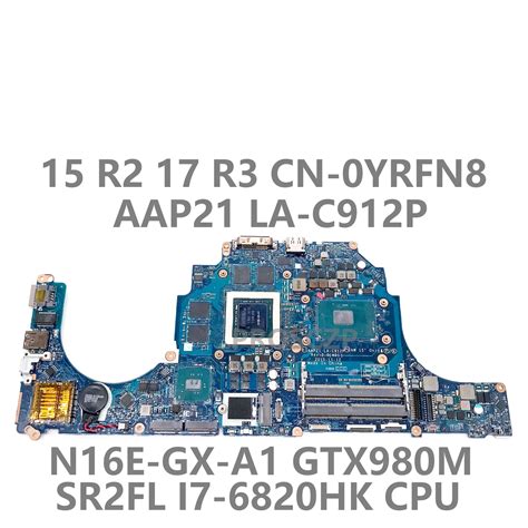 Cn Yrfn Yrfn Yrfn For Dell Alienware R R Laptop