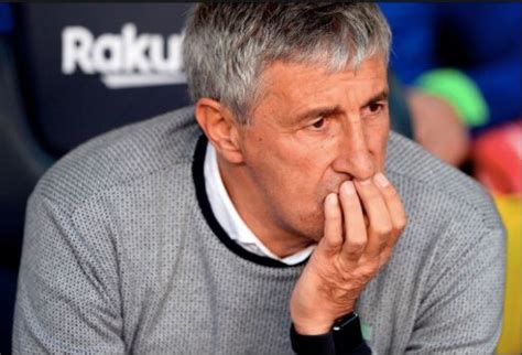 Spanish Football Team Real Betis Sacks Manager Quique Setien