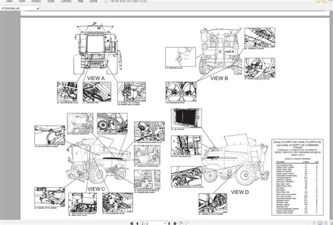 Case Ih Axial Flow 5130 6130 7130 Combines Hydraulic Schematic 47506386