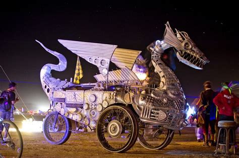 Burning Man 2010 Metropolis Tin Pan Dragon At The Kinetic Cab