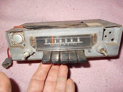 Vintage S Mopar Dodge Chrysler Plymouth Motorola Mark Ii Am Radio