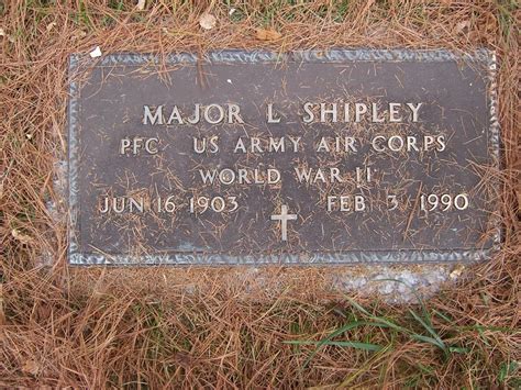 Major Lee Shipley Sr 1903 1990 Find A Grave Memorial