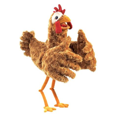 Folkmanis Chicken Hand Puppet Hand Puppets