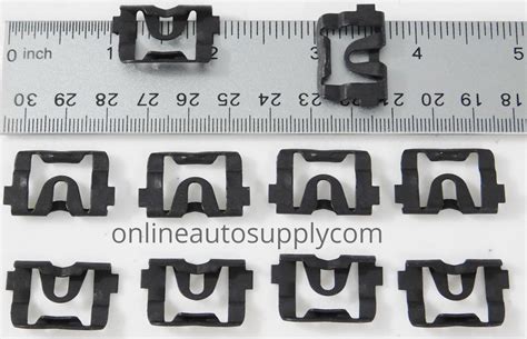 69 90 Gm Front Windshield Rear Window Reveal Moulding Molding Trim Clips 10pcs S Ebay