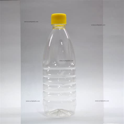 Ruchi Plastic Screw Cap Pet Bottle For Oil 500 Ml Use For Storage